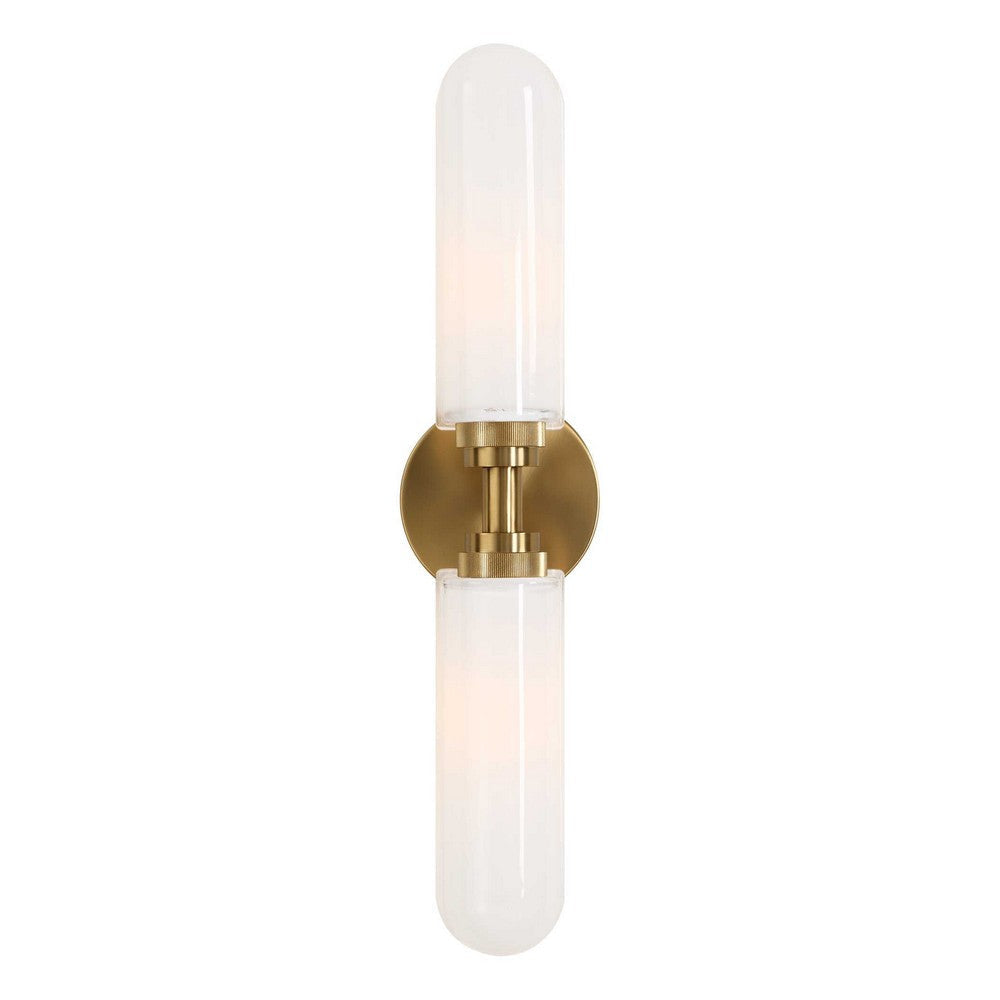 Uttermost Wellsville 2 Lt Brass Sconce UT-22607