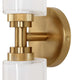 Uttermost Wellsville 2 Lt Brass Sconce