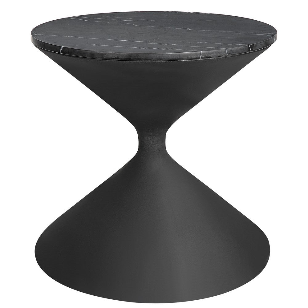 Time's Up - Side Table-22.25 Inches Tall and 22.5 Inches Wide