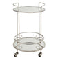 Uttermost Spritz Chrome Bar Cart By Casagear Home