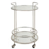 Uttermost Spritz Chrome Bar Cart By Casagear Home