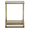 Uttermost Musing Brushed Brass Accent Table By Casagear Home UT-22913