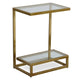Uttermost Musing Brushed Brass Accent Table By Casagear Home UT-22913