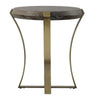 Uttermost Unite Brass Leg Wood Side Table By Casagear Home UT-22940