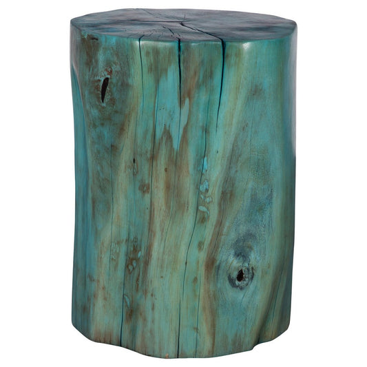 Habitat - Accent Stool-20 Inches Tall and 16 Inches Wide-Blue/Green Finish