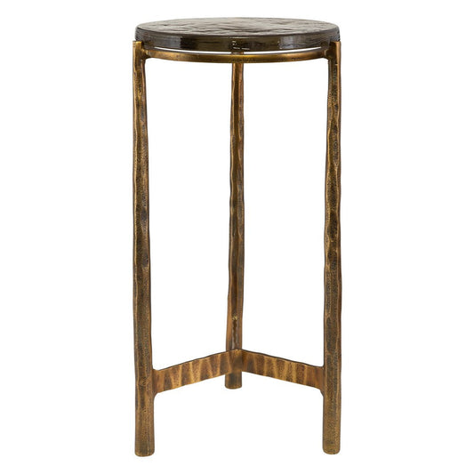 Uttermost Eternity Brass Accent Table By Casagear Home