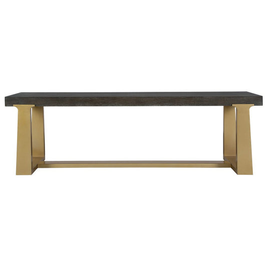 Uttermost Voyage Brass And Wood Bench By Casagear Home