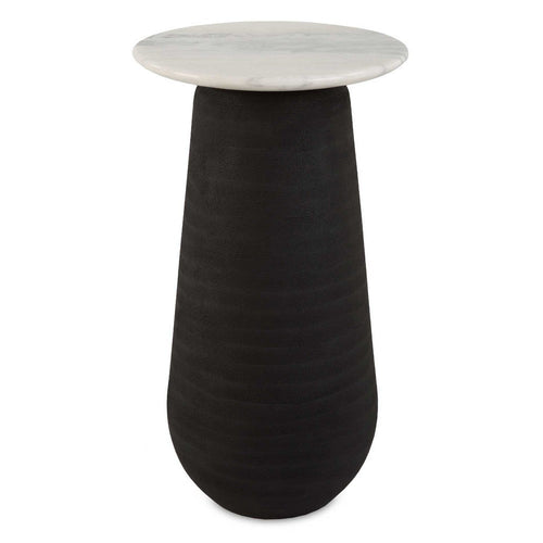 Uttermost Total Eclipse Marble Accent Table
