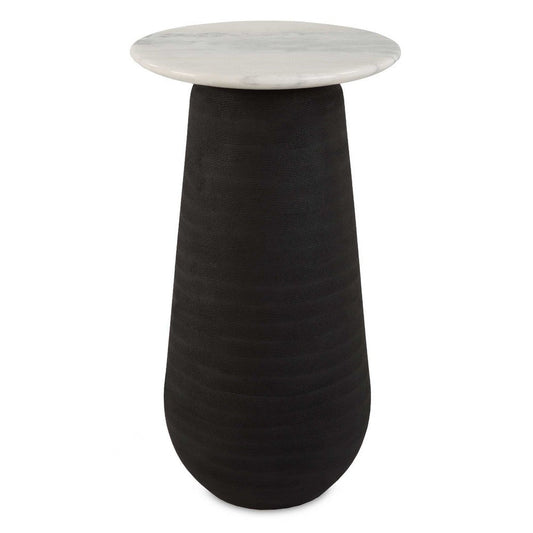 Uttermost Total Eclipse Marble Accent Table