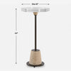 Uttermost Arthur Crystal Drink Table UT-22999