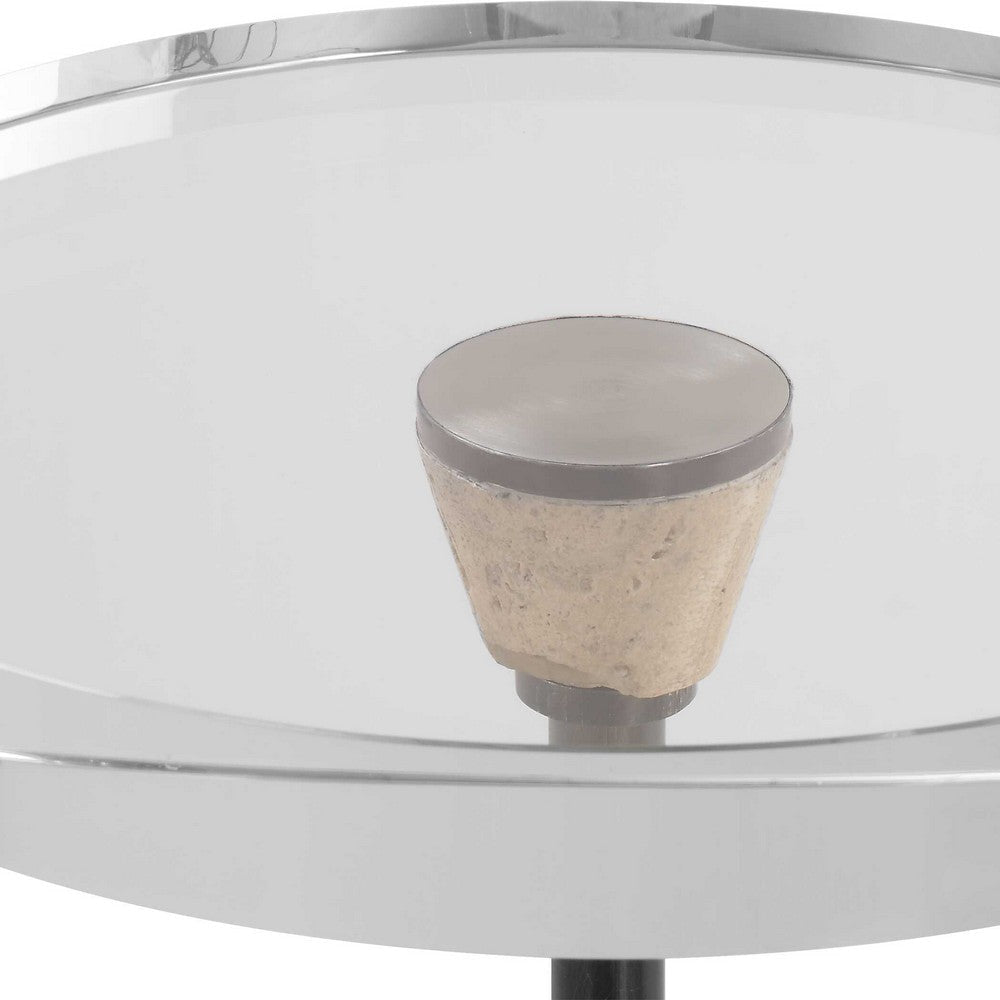 Uttermost Arthur Crystal Drink Table UT-22999