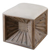 Jia - 19 inch Ottoman - 17 inches wide by 17 inches deep