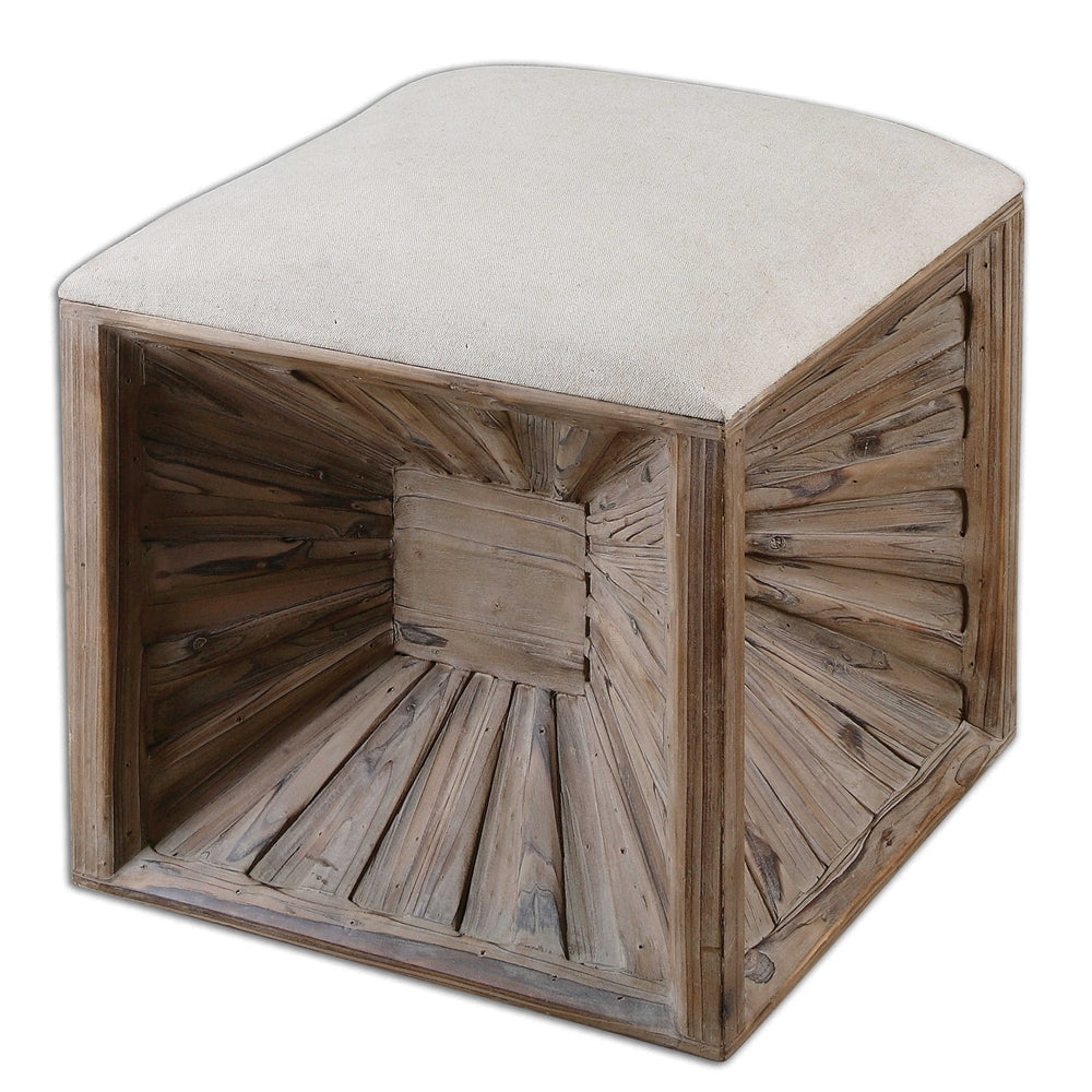 Uttermost Jia Wooden Ottoman By Casagear Home