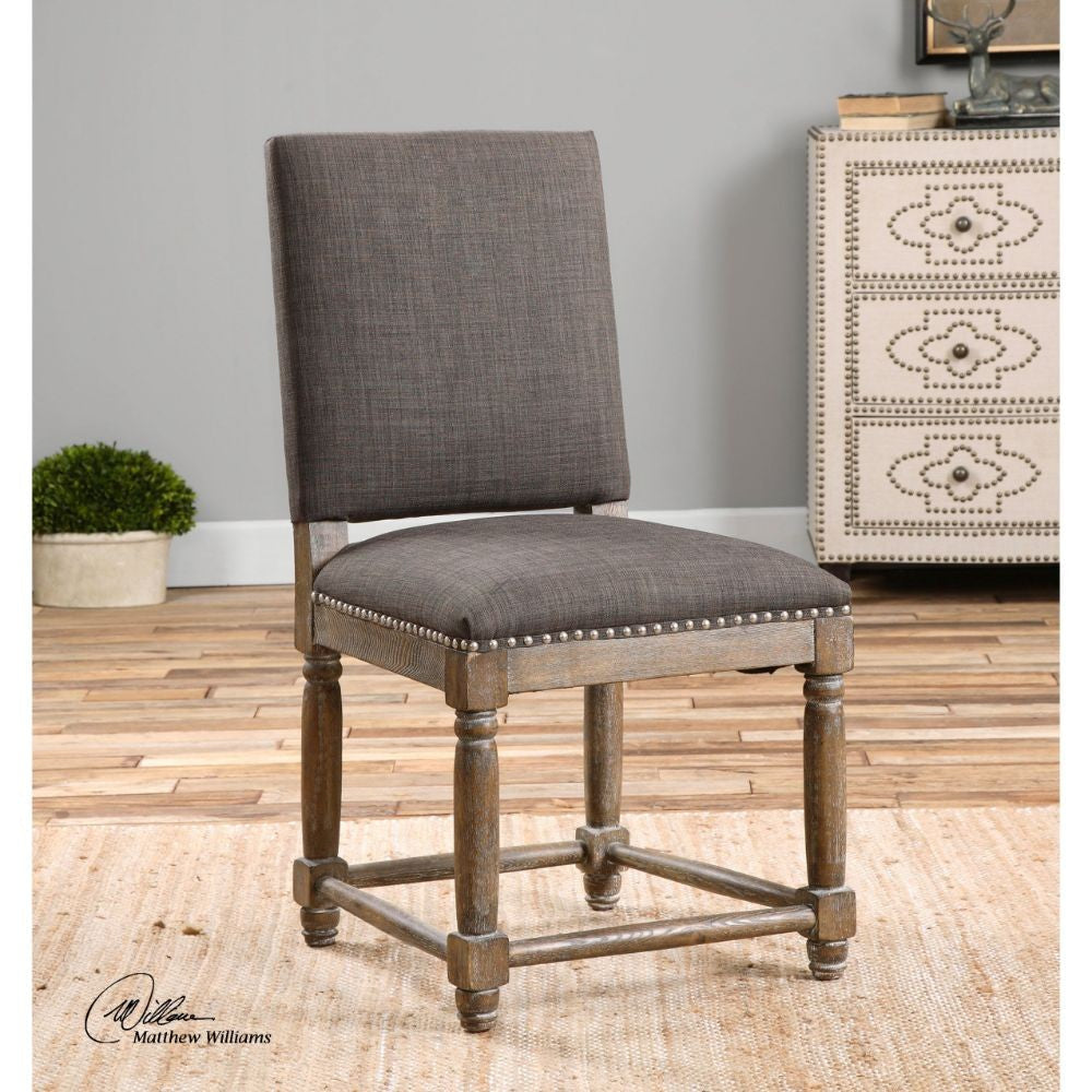 Uttermost Laurens Gray Accent Chair By Casagear Home UT-23215