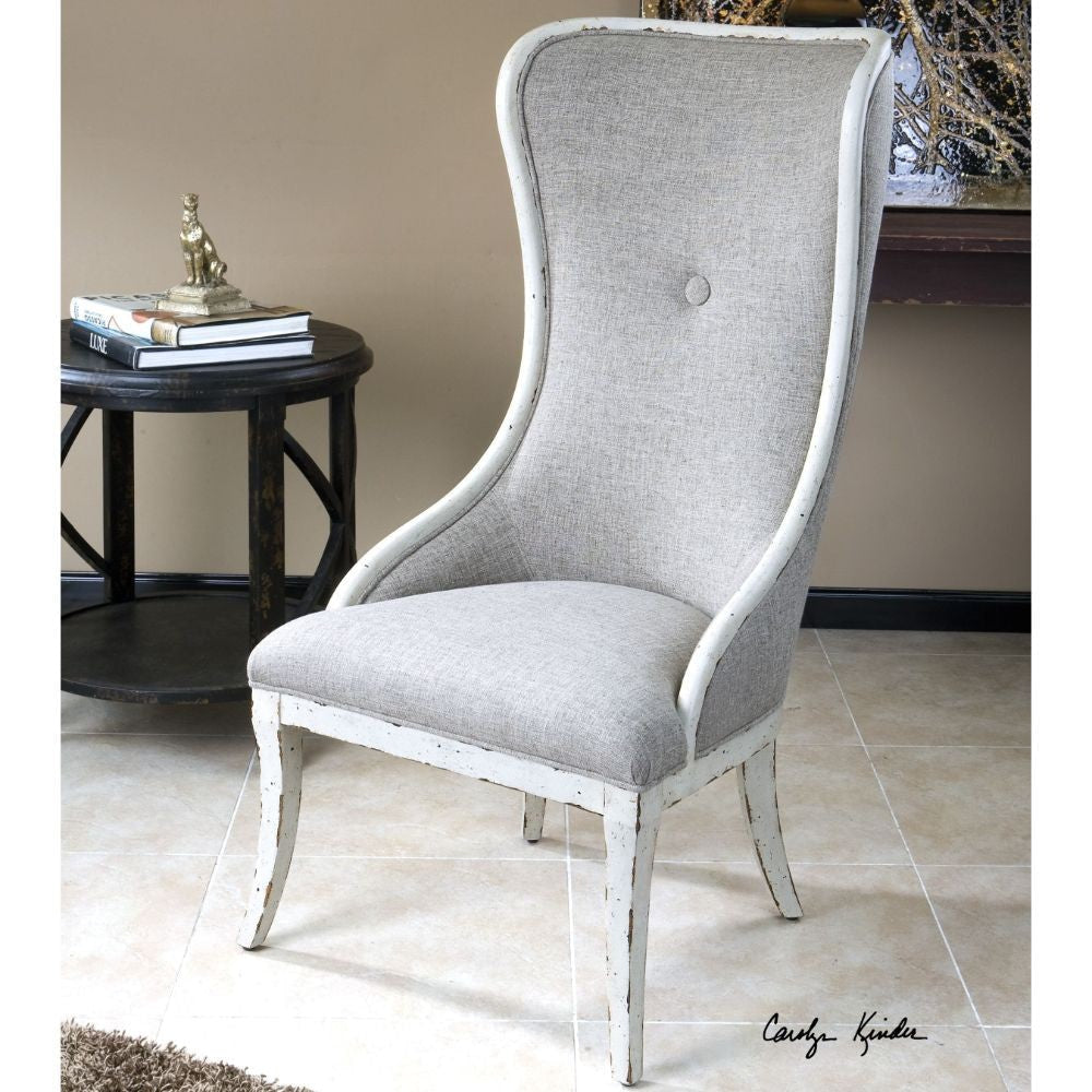 Uttermost Selam Aged Wing Chair By Casagear Home UT-23218