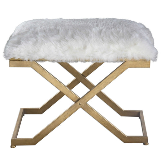 Farran - 23.63 inch Fur Small Bench