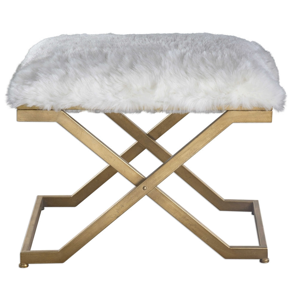 Farran - 23.63 inch Fur Small Bench