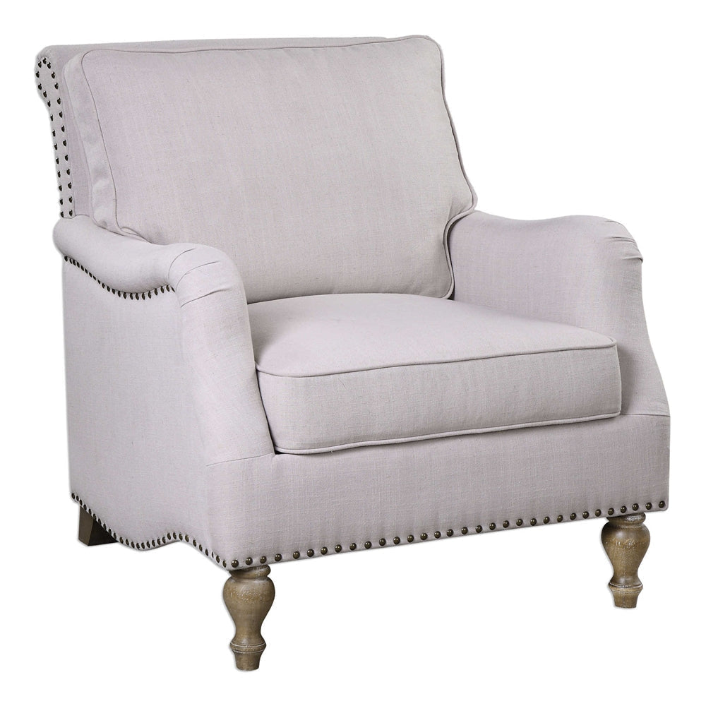 Uttermost Upholstery Armchair, White