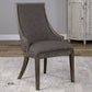 Uttermost Aidrian Charcoal Gray Accent Chair By Casagear Home UT-23305