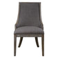 Uttermost Aidrian Charcoal Gray Accent Chair By Casagear Home