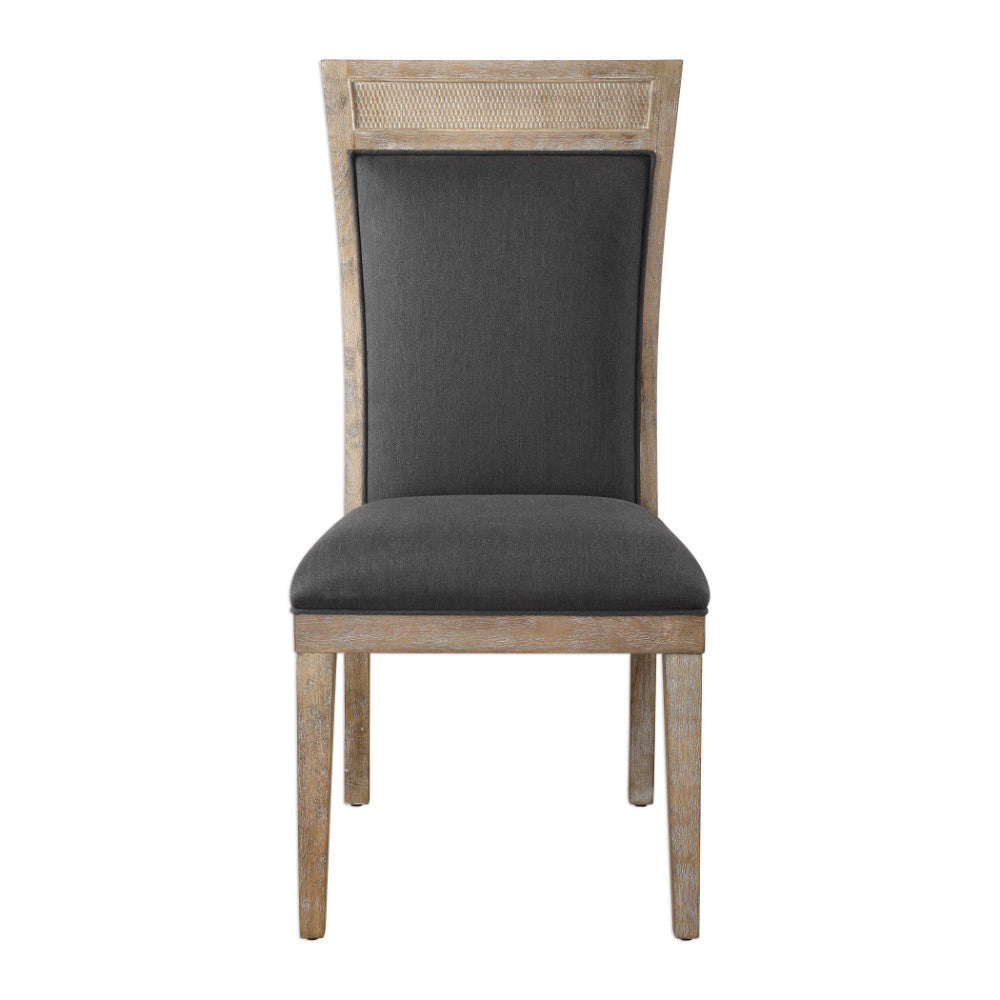 Uttermost Encore Dark Gray Armless Chair By Casagear Home