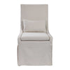 Uttermost Coley White Linen Armless Chair By Casagear Home