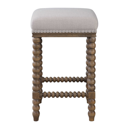 Uttermost Pryce Wooden Counter Stool By Casagear Home