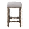 Uttermost Pryce Wooden Counter Stool By Casagear Home