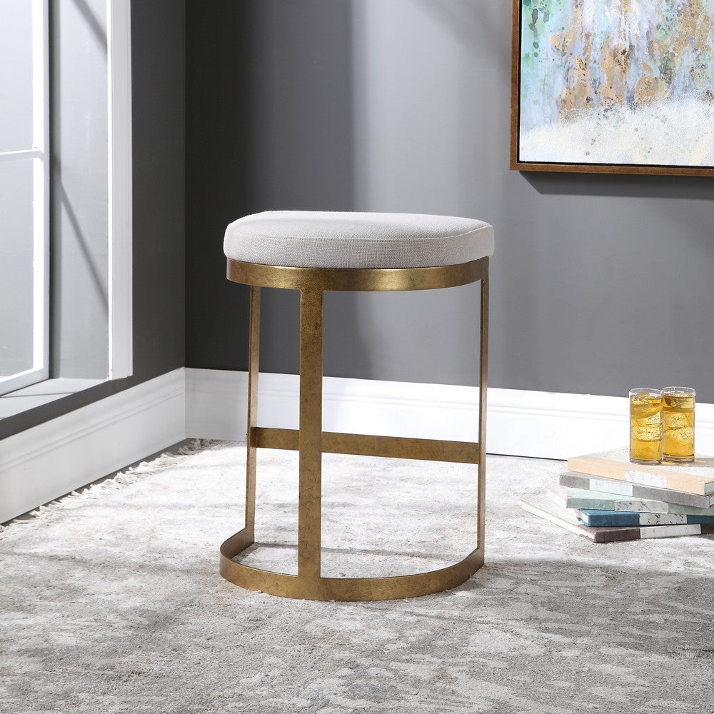 Uttermost Ivanna Modern Counter Stool By Casagear Home UT-23523