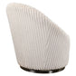 Uttermost Crue White Swivel Chair By Casagear Home UT-23578