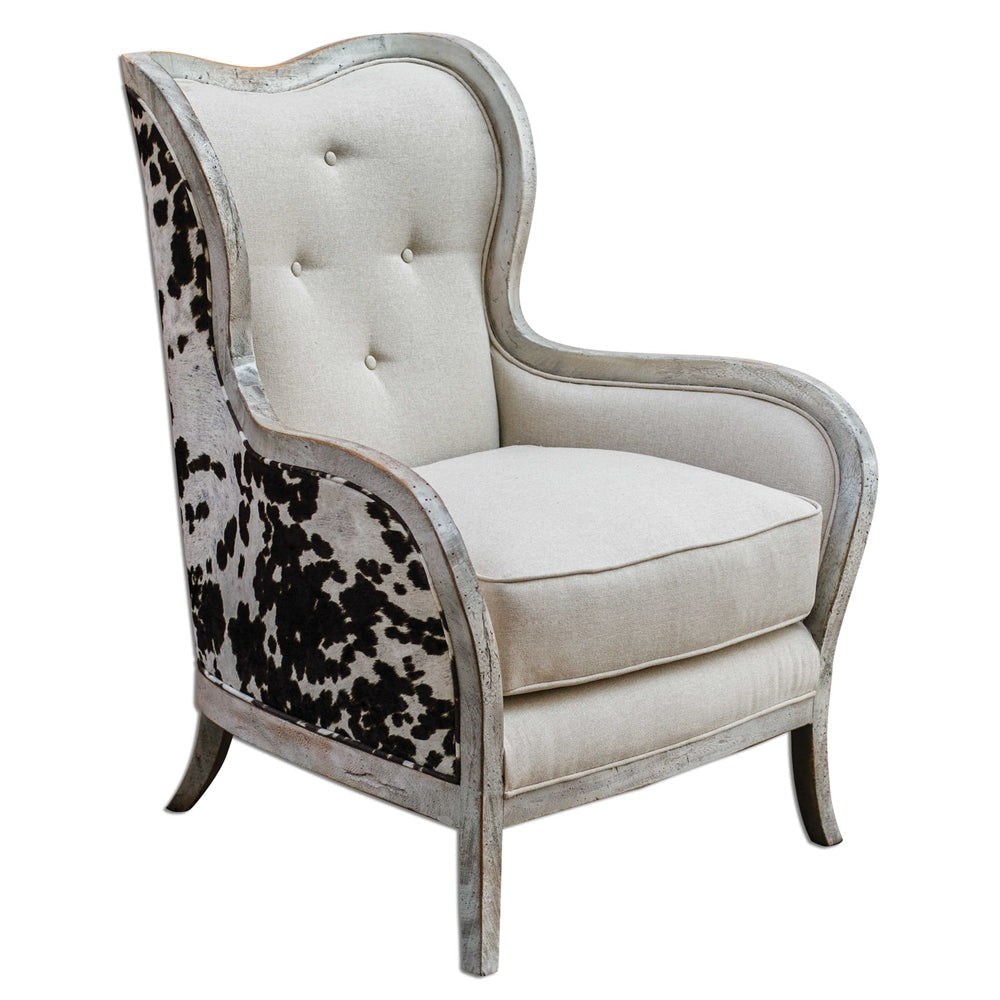 Uttermost Chalina High Back Armchair By Casagear Home