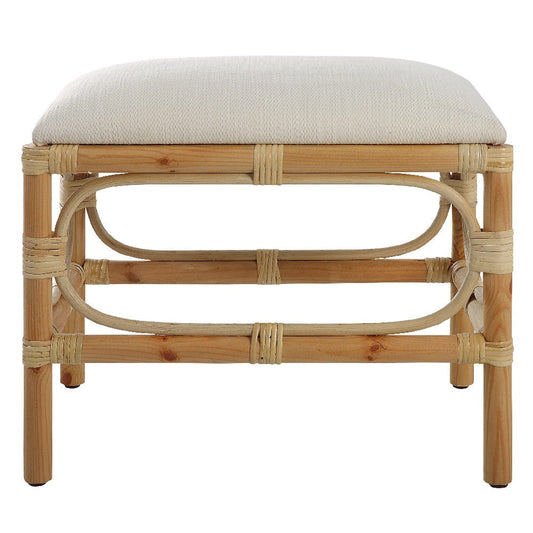 Uttermost Laguna Small White Bench By Casagear Home