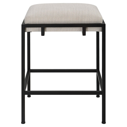 Paradox Black and White Counter Stool