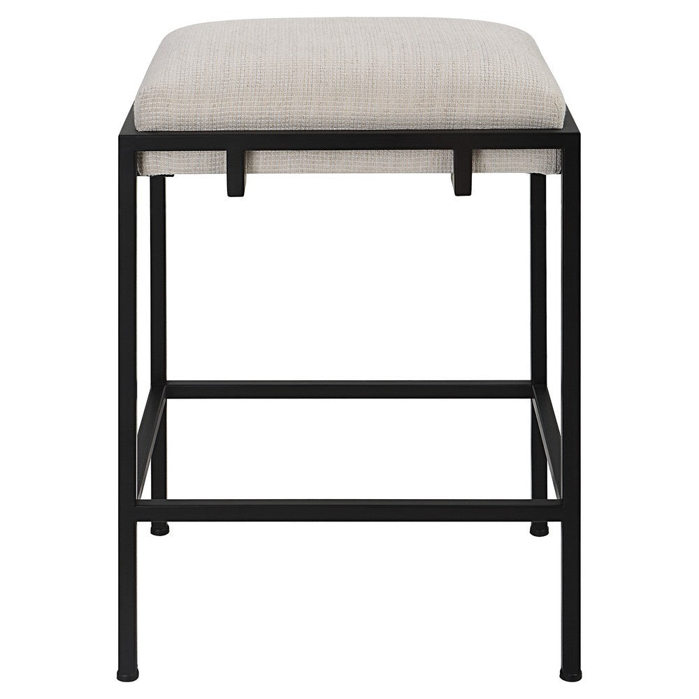 Paradox Black and White Counter Stool