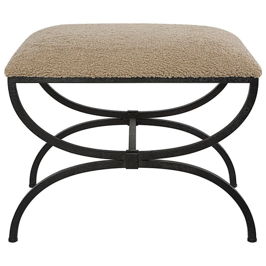 Uttermost Hacienda Plush Latte Small Bench By Casagear Home