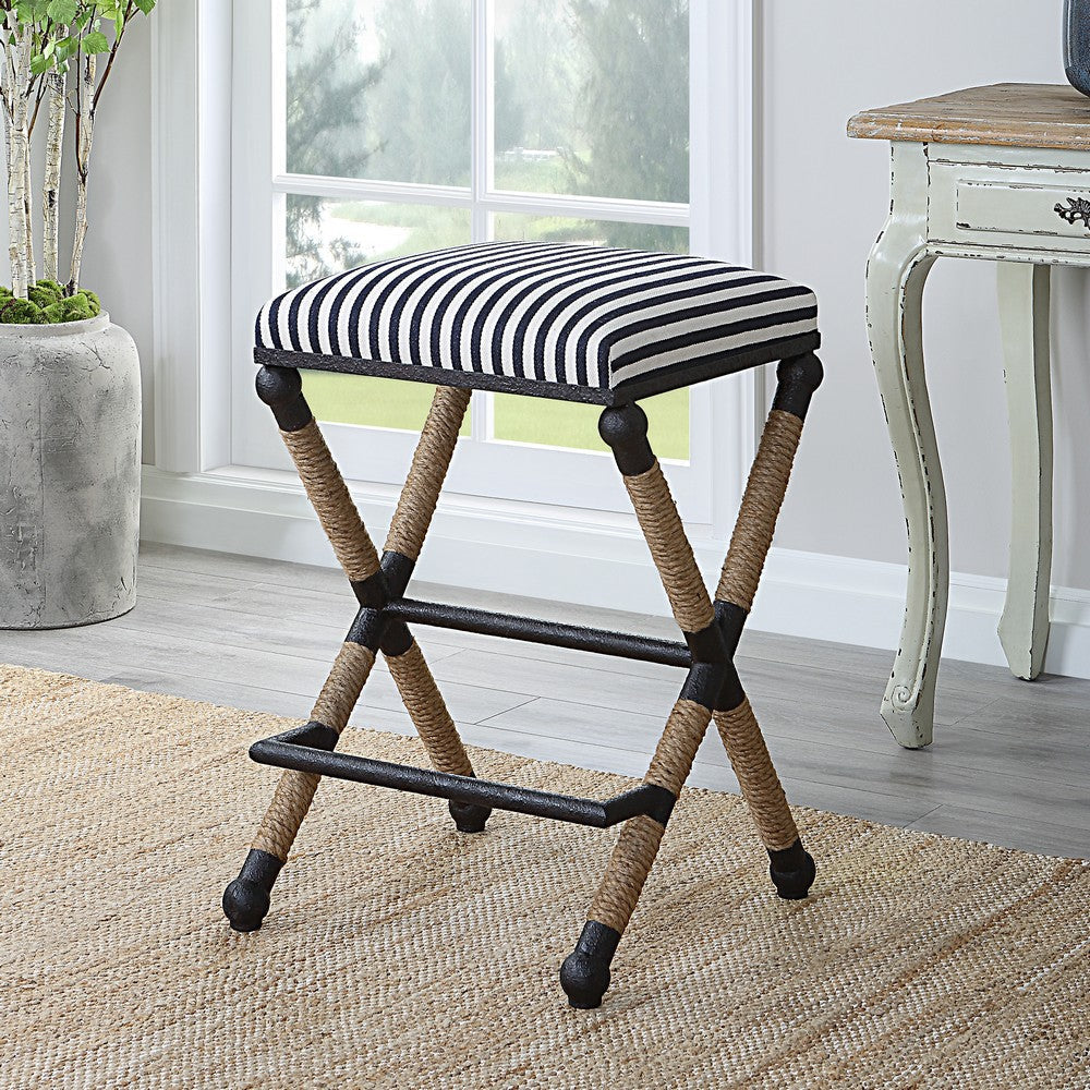 Uttermost Braddock Backless Counter Stool By Casagear Home UT-23711