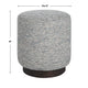 Uttermost Avila Tweed Round Ottoman By Casagear Home UT-23731
