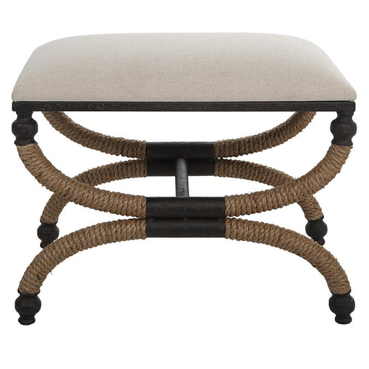 Uttermost Icaria - Small Bench-19.5 Inches Tall and 23.5 Wide