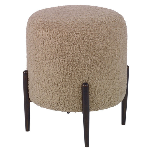 Uttermost Avila Latte and Dark Bronze Ottoman
