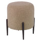 Uttermost Avila Latte and Dark Bronze Ottoman