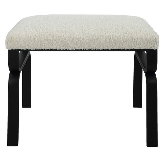 Uttermost Diverge White Shearling Small Bench By Casagear Home