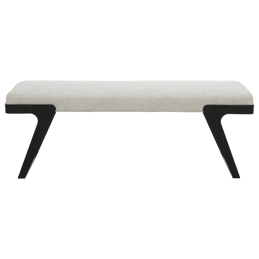 Uttermost Hover Iron and MDF Modern Bench 23758