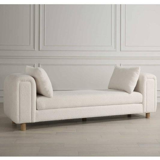 Uttermost Repose Oversized Ivory Bench UT-23836
