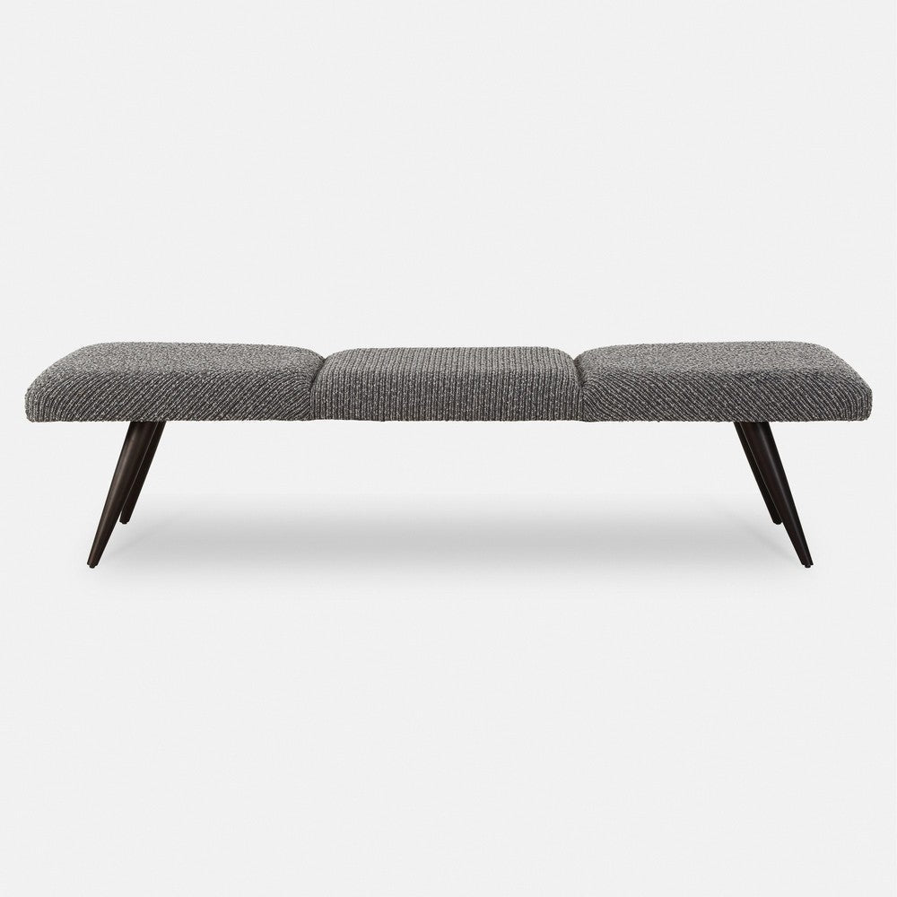 Uttermost 23849 Bowtie - Bench-18 Inches Tall and 72.5 Inches Wide