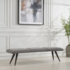 Uttermost 23849 Bowtie - Bench-18 Inches Tall and 72.5 Inches Wide