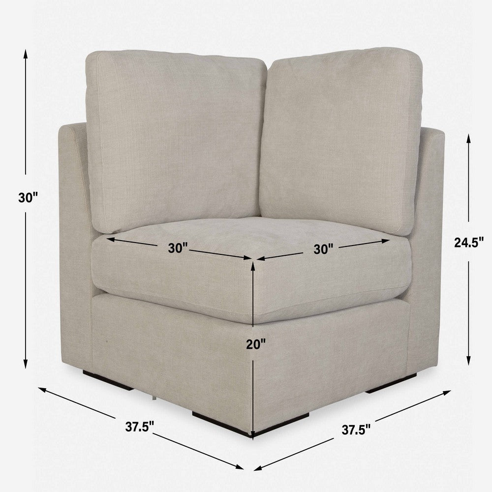 Uttermost Refuge Sand Corner Sofa UT-23852-C