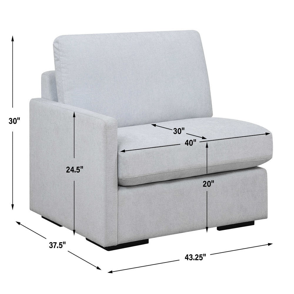 Uttermost Refuge Cloud Blue Left Arm Facing Sofa UT-23853-L