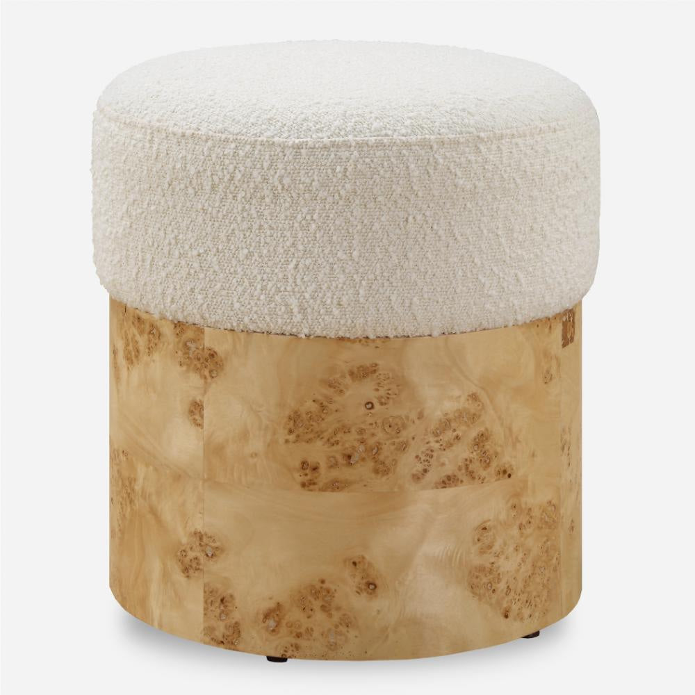Uttermost 23855 Swirls - Ottoman-17 Inches Tall and 16 Inches Wide UT-23855