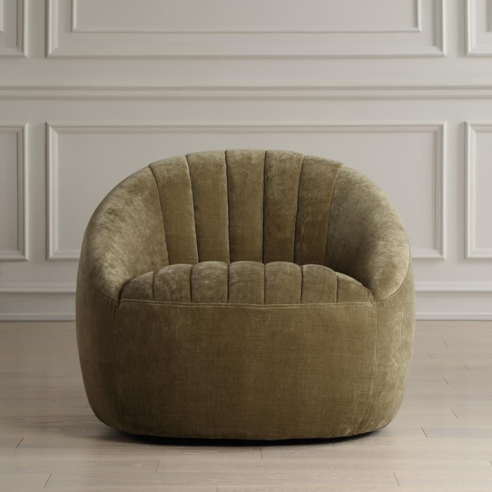 Uttermost 23856 Narrows - Swivel Chair-29 Inches Tall and 37 Inches Wide UT-23856