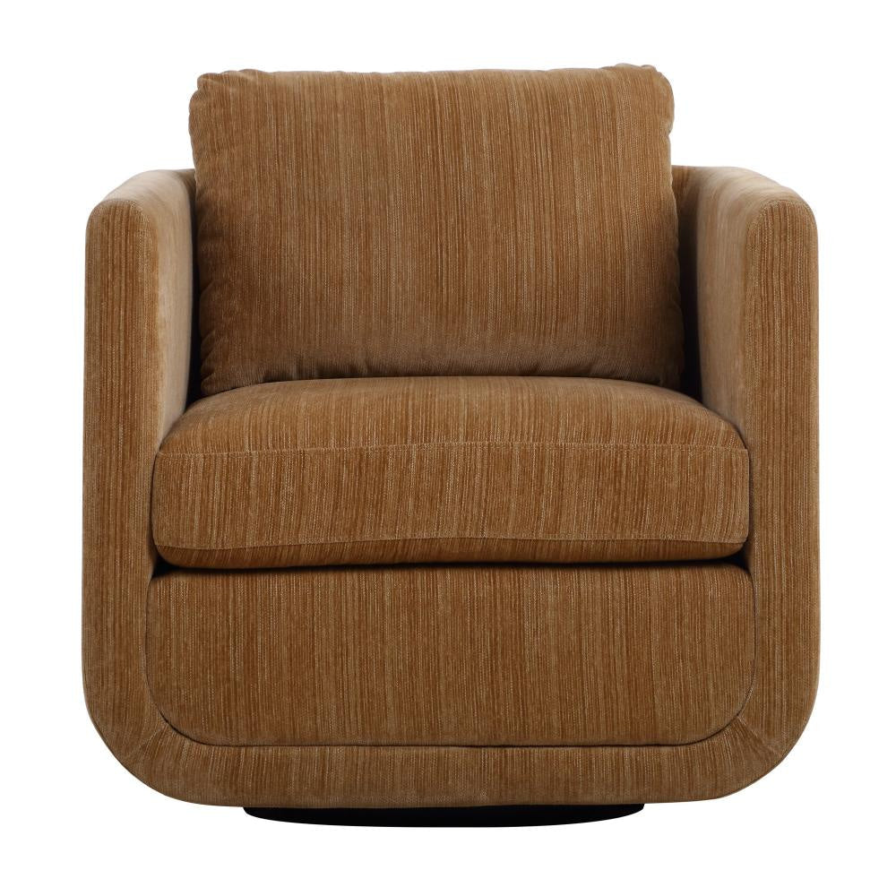 Uttermost 23878 Abound - Swivel Chair-26.5 Inches Tall and 29.5 Inches Wide Finish Color: Ginger UT-23878